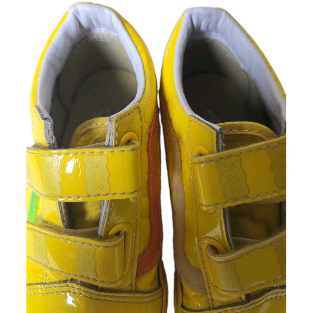 Vans Haribo Old Skool Goldbears Yellow Gummy Bear Patent Leather Kids Size 13.5 - Picture 8 of 8